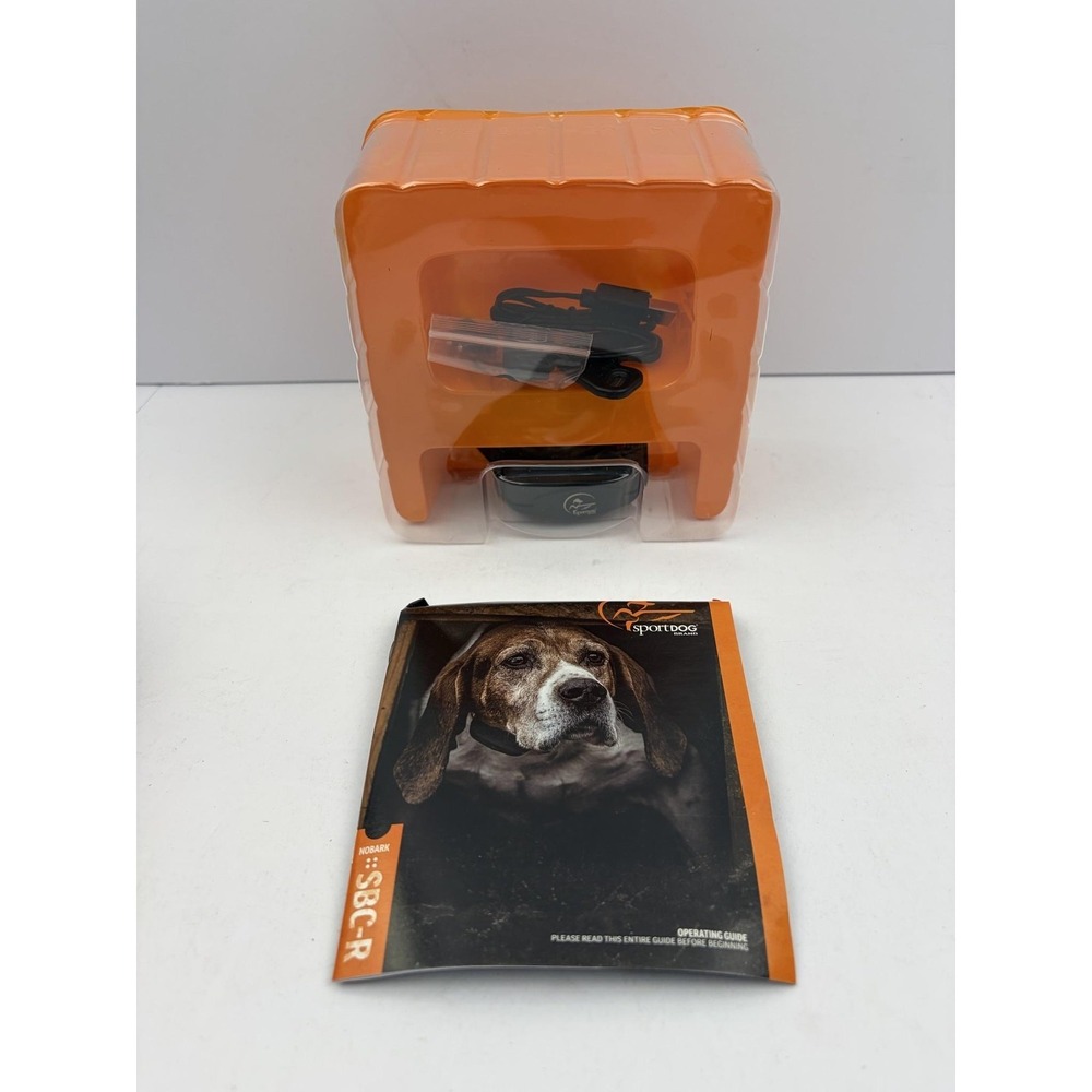 SportDOG NoBark SBC-R Premium Bark Collar Black Rechargeable Static Shock Dog